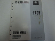 2000 Yamaha Outboards Boat F40B Service Manual Used OEM FACTORY Book ***