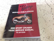 2000 VICTORY SPORT CRUISER V92SC Service Shop Workshop Repair Manual OEM