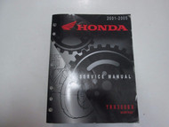 2001 02 03 04 2005 Honda TRX300EX SPORTRAX Service Repair Manual WORN FADED OEM