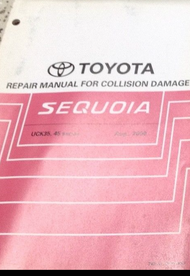 2001 2002 2003 2004 Toyota Sequoia Body Collision Manual UCK 35 45 Series OEM
