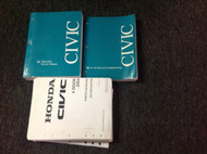 2001 2002 2003 HONDA CIVIC Service Shop Repair Manual Set OEM W ETM & Parts Book