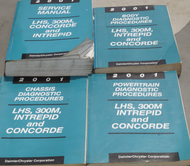 2001 CHRYSLER LHS CONCORDE DODGE 300M INTREPID Service Repair Manual Set Worn