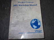 2001 Ford Mercury Villager VAN Service Shop Repair Workshop Manual FACTORY OEM