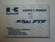 1996 Kawasaki Jet Ski STS Owner's Manual KAWASAKI JT750-B2 99920-1749-01 NEW