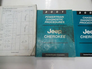 2001 JEEP CHEROKEE Service Repair Shop Manual Set FACTORY W Chassis & Body