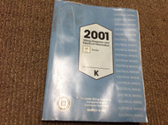 2001 GM Cadillac SEVILLE Wiring Diagrams & Electrical Information Manual EWD OEM