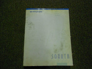 2001 HYUNDAI SONATA Service Repair Shop Workshop Manual FACTORY OEM