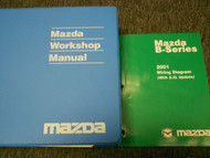2001 Mazda B-Series Truck Service Repair Workshop Shop Manual SET FACTORY OEM