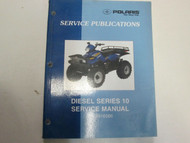 2001 Polaris Diesel Series 10 Service Repair Manual Service Publications STAINED