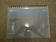 2001 MERCEDES Model 170 Preliminary Introduction into Service Manual STAINS OEM