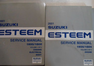 2001 Suzuki Esteem Service Repair Shop Workshop Manual Set OEM Factory