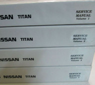 2007 Nissan Titan TRUCK Service Repair Shop Manual 4 Volume Set OEM NEW BOOKS