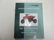 2001 Polaris Scrambler 500 2x4 4x4 Service Shop Repair Workshop Manual NEW