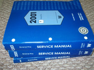 2001 PONTIAC GRAND PRIX Service Shop Repair Workshop Manual Set FACTORY W EWD