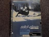 2001 Ski Doo Grand Touring Mach Z Service Repair Shop Manual Factory OEM NEW