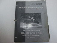 2001 Polaris Sportsman 400 500 DUSE & H.O. Service Workshop Repair Manual NEW