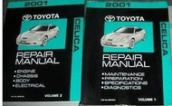 2001 Toyota Celica Service Repair Shop Workshop Manual Set OEM Factory Dealershi