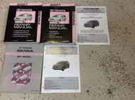2001 Toyota SIENNA VAN Service Shop Repair Manual Set W EWD + Extra Rare items