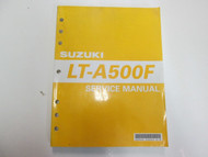 2002 03 04 2005 Suzuki LT-A500F LTA500F Service Manual STAINED FACTORY OEM DEAL
