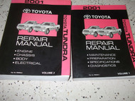 2001 Toyota TUNDRA TRUCK Service Shop Repair Workshop Manual Set FACTORY OEM