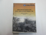 2002 2003 Polaris Sportsman 600 700 Service Repair Workshop Shop Manual NEW