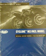 2002 Buell Cyclone M2 M2L Models Service Shop Repair & Parts Catalog Manual Set
