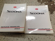 2002 KIA Sedona Service Repair Shop Workshop Manual Factory OEM Set W ETM