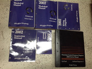 2002 MERCURY COUGAR Service Shop Repair Manual W EWD PCED Inspection Bk Set OEM
