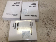 2002 Nissan ALTIMA Service Repair Shop Workshop Manual Set OEM Factory Incomplet