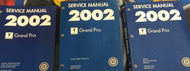 2002 Pontiac Grand Prix Service Shop Repair Workshop Manual Set FACTORY OEM