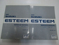 2002 SUZUKI ESTEEM SY416 SY418 Service Shop Repair Workshop Manual SET OEM