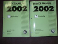 2002 Pontiac BONNEVILLE Service Repair Shop Workshop Manual Set GM Factory
