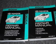 2002 TOYOA CELICA Service Shop Repair Workshop Manual Set OEM FACTORY