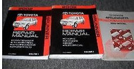 2002 Toyota 4RUNNER 4 RUNNER Service Shop Repair Manual Set W EWD OEM