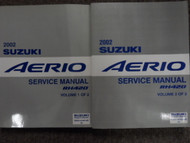 2002 SUZUKI AERIO Service Repair Shop Workshop Manual Set OEM Book 2002 2002