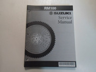 2003 2004 Suzuki RM100 Service Repair Shop Workshop Manual NEW