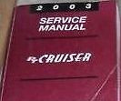 2003 CHRYSLER PT CRUISER Repair Shop Service Workshop Manual FACTORY OEM