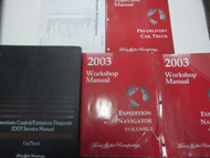 2003 FORD EXPEDITION & LINCOLN NAVIGATOR Shop Repair Service Manual Set OEM WORN
