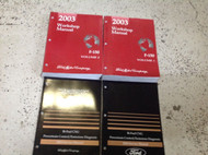 2003 Ford F-150 F150 TRUCK Service Shop Repair Manual Set W BI Fuel Books OEM