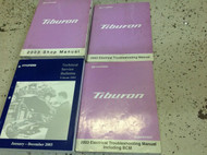 2003 HYUNDAI TIBURON Service Repair Shop Workshop Manual SET W EWD Supplement +