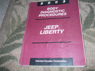 2003 JEEP LIBERTY BODY Diagnostic Procedure Shop Manual OEM Factory