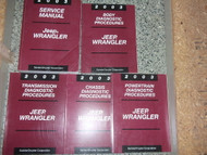 2003 JEEP WRANGLER Service Shop Workshop Repair Manual Set Factory W Diagnostics