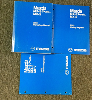 2003 Mazda MX-5 MX5 Miata Mazdaspeed Service Repair Shop Manual Set W EWD + OEM