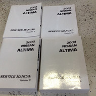 2003 Nissan ALTIMA Service Repair Shop Workshop Manual Set OEM Factory