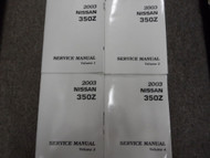 2003 Nissan 350Z 350 Z Service Repair Shop Workshop Manual Set OEM Factory