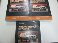 2003 MITSUBISHI Montero Sport Service Repair Shop Manual 3 VOL SET INCOMPLETE 03