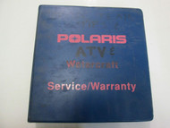 2003 Polaris ATV Flat Rate Safety Recalls Shop Manual BINDER MINOR DAMAGE OEM 03