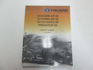 2003 Polaris Scrambler Sportsman Predator 50 90 Service Manual ATV YOUTH NEW
