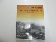 2003 Polaris Trail Blazer 250 400 Service Repair Workshop Shop Manual NEW