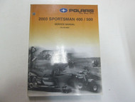 2003 Polaris Sportsman 400 500 Service Repair Workshop Shop Manual OEM Factory